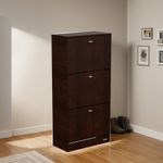 Mueble-Zapatero-Organizador-De-Calzado-De-3-Puertas-Melamina-Wengue
