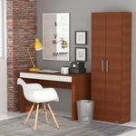 Biblioteca-Estanteria-Mueble-Multifuncion-Con-Puertas-060-M-Tabaco---81053