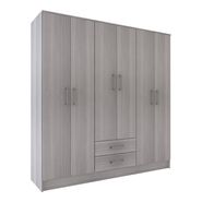 Placard Ropero Orlandi 1,81 Melamina 6 Puertas + + +