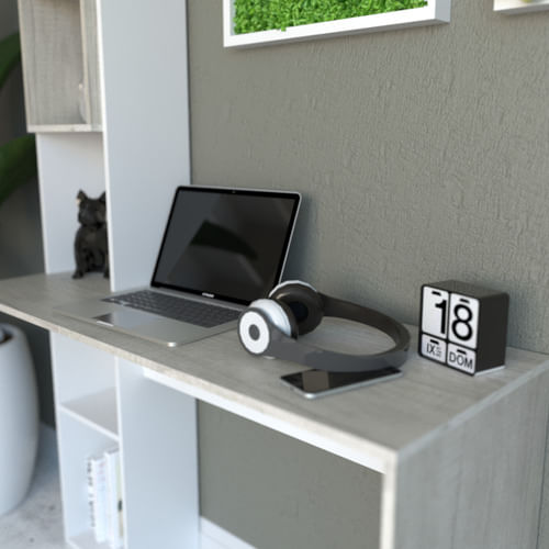 Escritorio-Mesa-Pc-Computacion-Con-Repisa-Funcional-Moderno-Nevado-con-Blanco-Everest