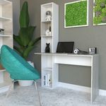 Escritorio-Mesa-Pc-Computacion-Con-Repisa-Funcional-Moderno-Nevado-con-Blanco-Everest