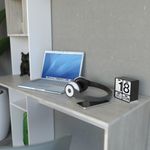 Escritorio-Mesa-Pc-Computacion-Con-Repisa-Funcional-Moderno-Nevado-con-Blanco-Everest