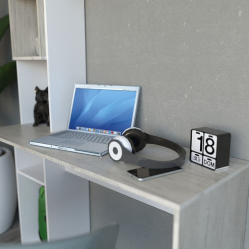 Escritorio-Mesa-Pc-Computacion-Con-Repisa-Funcional-Moderno-Nevado-con-Blanco-Everest