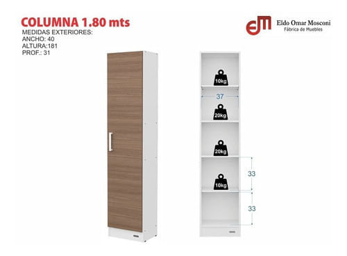 Despensero-Organizador-5-Estantes-Blanco-10156-Color-10156---Blanco