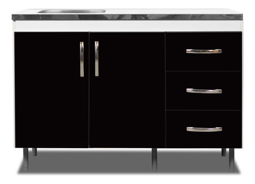 Bajo-Mesada-120-Cocicna-Moderno-Cocina-Linea-Arco-Negro