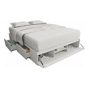 Table's 6443 Baúl 2 1/2 Plazas Cama Cajonera Con Zapatero Sommier 200 X 160 Queen Everest