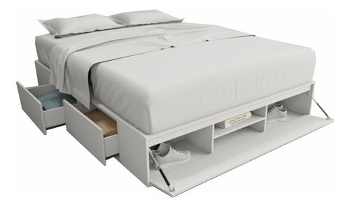 Table-s-6443-Baul-2-1-2-Plazas-Cama-Cajonera-Con-Zapatero-Sommier-200-X-160-Queen-Everest