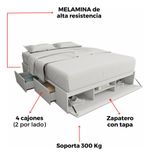 Table-s-6443-Baul-2-1-2-Plazas-Cama-Cajonera-Con-Zapatero-Sommier-200-X-160-Queen-Everest