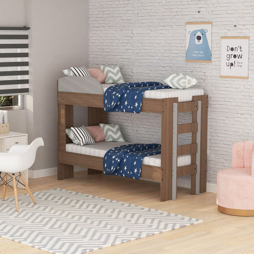 Cama-Cucheta-Doble-Superpuesta-Emogi-Melamina-Carvalho-Mezzo