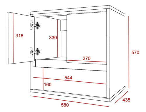 Amv-Mueble-Vanitory-Flotante-Colgante-Baño-Para-Bacha-Apoyo-Blanco-Cantidad-De-Agujeros-Para-Griferia-Sin-Agujeros-Mueble-Blanco-Everest