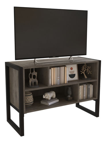 Mueble-Tv-Rack-Delos-Steel-Tv-42-Dst01-Color-Marron-Claro-Roble-Termo