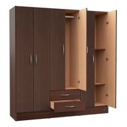 Placard De Abrir 169 Cm Linea Economica 6 Ptas 2 Cajones + +