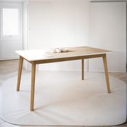 Mesa De Cocina Comedor 1,50m Nordica Madera Maciza Laqueda