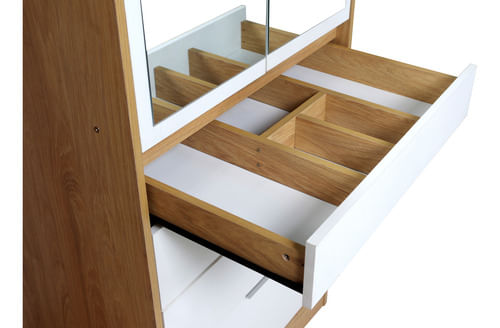 Placard-Ropero-Vestidor-Moderno-070m-2ptas-4caj-C-espejos-HICKORY-CON-BLANCO