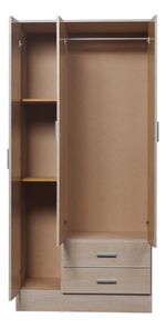 Placard-Ropero-Armario-Guardado-86-Cm-Tana-Eco-3-Ptas-Abrir-Fresno-blanco