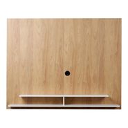Panel De Tv Ricchezze Mesina Hickory Blanco De 160x127cm Color Marrón