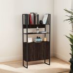 Biblioteca-Estilo-Industrial-Estanteria-Melamina---Hierro-Roble-Termo-Negro-c--Hierro-Negro