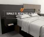 Box-De-Cama-Con-Cajonera---Zapatero-Organizador-Base-Somier-Nogal-con-negro