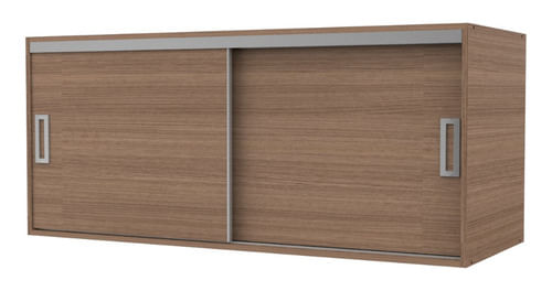 Baulera-De-Placard-140-Mts-Melamina-2-Puertas-Corredizas-Carvalho-Mezzo