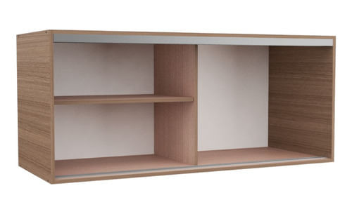 Baulera-De-Placard-140-Mts-Melamina-2-Puertas-Corredizas-Carvalho-Mezzo