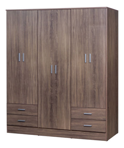 Placard-Ropero-Armario-Guardado-169cm-Tana-Eco-6-Ptas-Abrir-Moccha