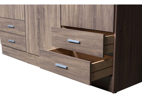 Placard-Ropero-Armario-Guardado-169cm-Tana-Eco-6-Ptas-Abrir-Moccha
