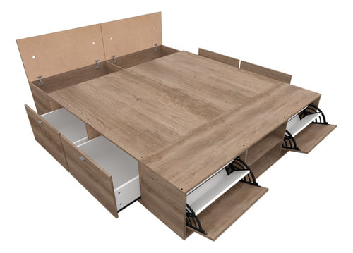 Cama-Box-Plataforma-2plazas-160x200-4caj-Baulera-Zapatero---GREIBOX-160