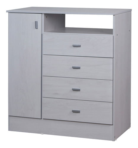 Comoda-P-dormitorio-Chifonier-1pta-4caj-Melamina-Nevada