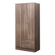 Placard Ropero Armario Guardado 86 Cm Tana Plus 3 Ptas Abrir Color Moccha