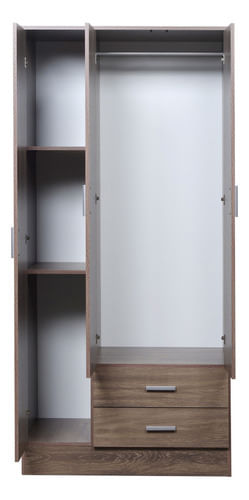 Placard-Ropero-Armario-Guardado-86-Cm-Tana-Plus-3-Ptas-Abrir-Color-Moccha