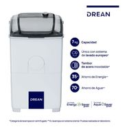LAVARROPAS DREAN LTDR79SB0 CARG. SUPERIOR 7Kg BLANCO