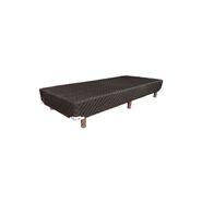 Base Sommier Box Unificado Gris 190x80 Cm Cannon