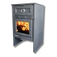 Estufa A Leña Salamandra Backen 17 C/ Horno Das Feuer