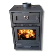 Estufa A Leña Salamandra Backen 12 Con Horno