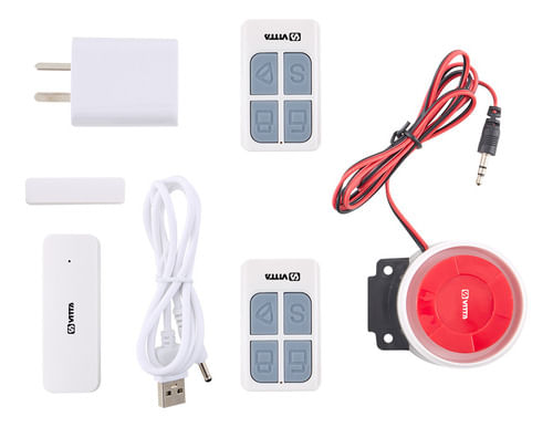 Kit-De-Alarma-Domiciliaria-Vitta-Celular-Wifi-Vit-alam001-Color-Blanco