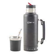 Termo Eléctrico Vitta 1 Litro 2 En 1 Mate Y Bombilla