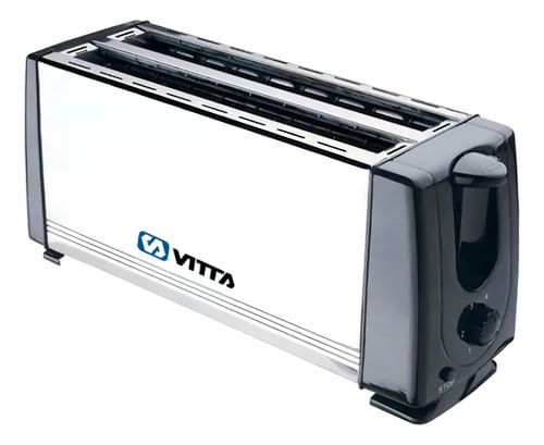 Tostadora-1400w-Metal-4-Panes-6-Niveles-Vitta-Color-Plateado