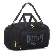 Bolso Deportivo Everlast Urbano De Viaje Gimnasio Grande Portabotines 16337 Color Negro
