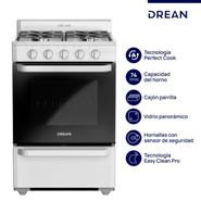 COCINA DREAN CD5602AB0 56CM BLANCA