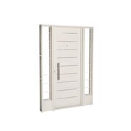 Puerta c/2 Portada Ciega Bla 10310 DER Barral 40 A- blanca- abre adentro hacia derecha