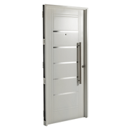 Puerta BLANCA 2410 IZQUIERDA Inyectada 80 x 200 Apliques Y Barral 75cm