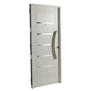 Puerta BLANCA 2510 IZQUIERDA Inyectada 80 x 200 Con Barral Curvo 75cm