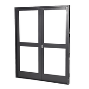 Puerta Doble GRIS 1 FAJA CENTRAL Vid 160 x 200 DERECHA