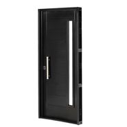 Puerta Neg 13340 DER Barral 40cm con Postigo Lat Interno C- negra- abre adentro hacia derecha