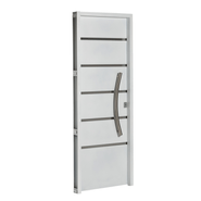 Puerta BLANCA 12510 IZQUIERDA Ciega INYECTADA 70 x 200 Barral CURVO 75