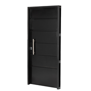 Puerta NEGRA 11310 DERECHA Ciega INYECTADA 90x200 Barral de 40 cm