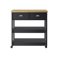 MUEBLE APARADOR DITALIA BA-135 2 CAJON NEGRO