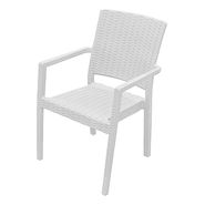Silla De Plastico Reforzadas Con Apoyabrazos Rattan