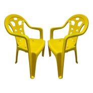 Sillas Plasticas Reforzada Infantiles Weekend Juego X 2un
