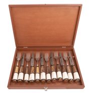 Juego de Cuchillos y Tenedores Regionales SCHMIEDEN - 12 piezas con caja